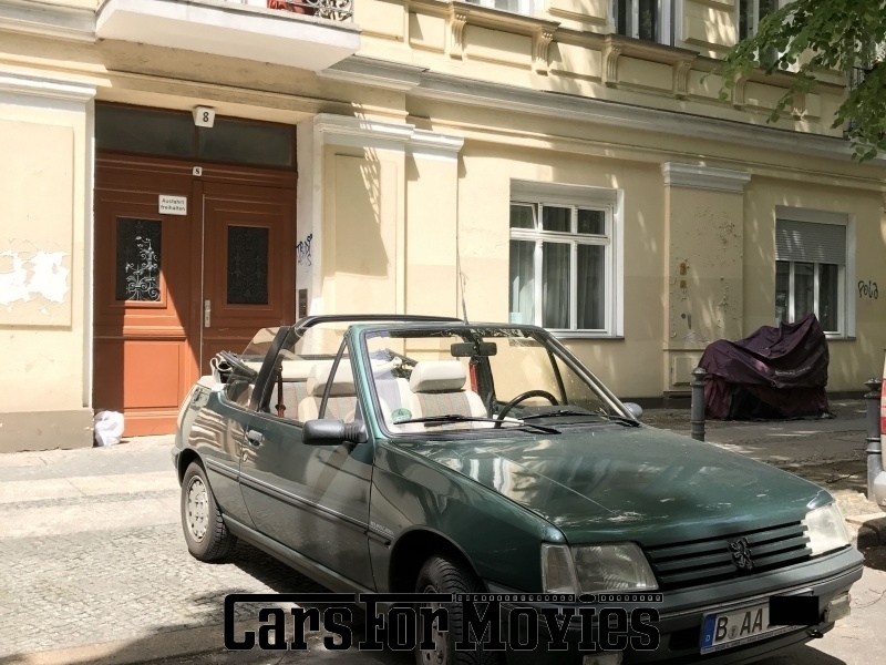 CarsForMovies | Peugeot 205 CJ Roland Garros  1991 Frankreich Grün Beige Zivilfahrzeug Cabrio Berlin 3485 